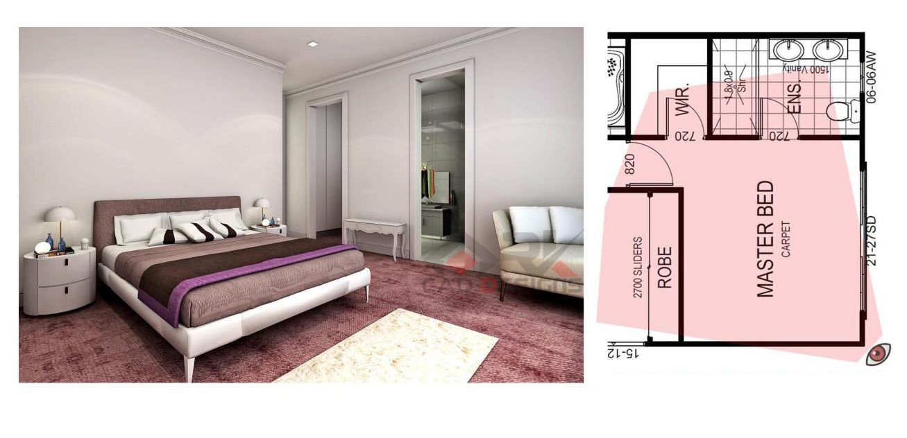 i view Rendering bedroom